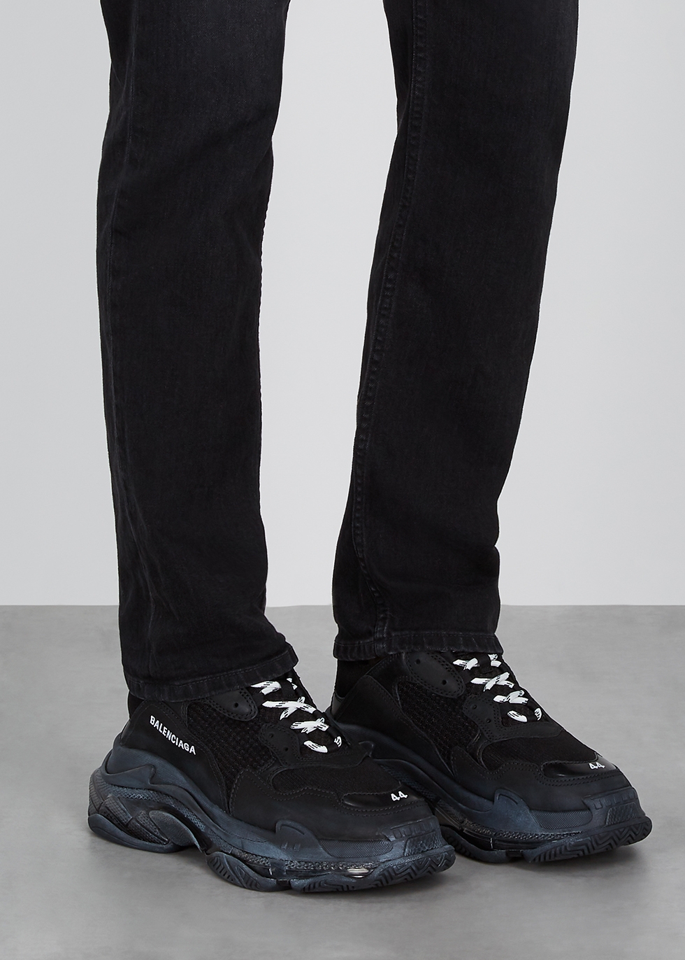 Balenciaga Triple S Sneaker Size 44 in Red black Grailed